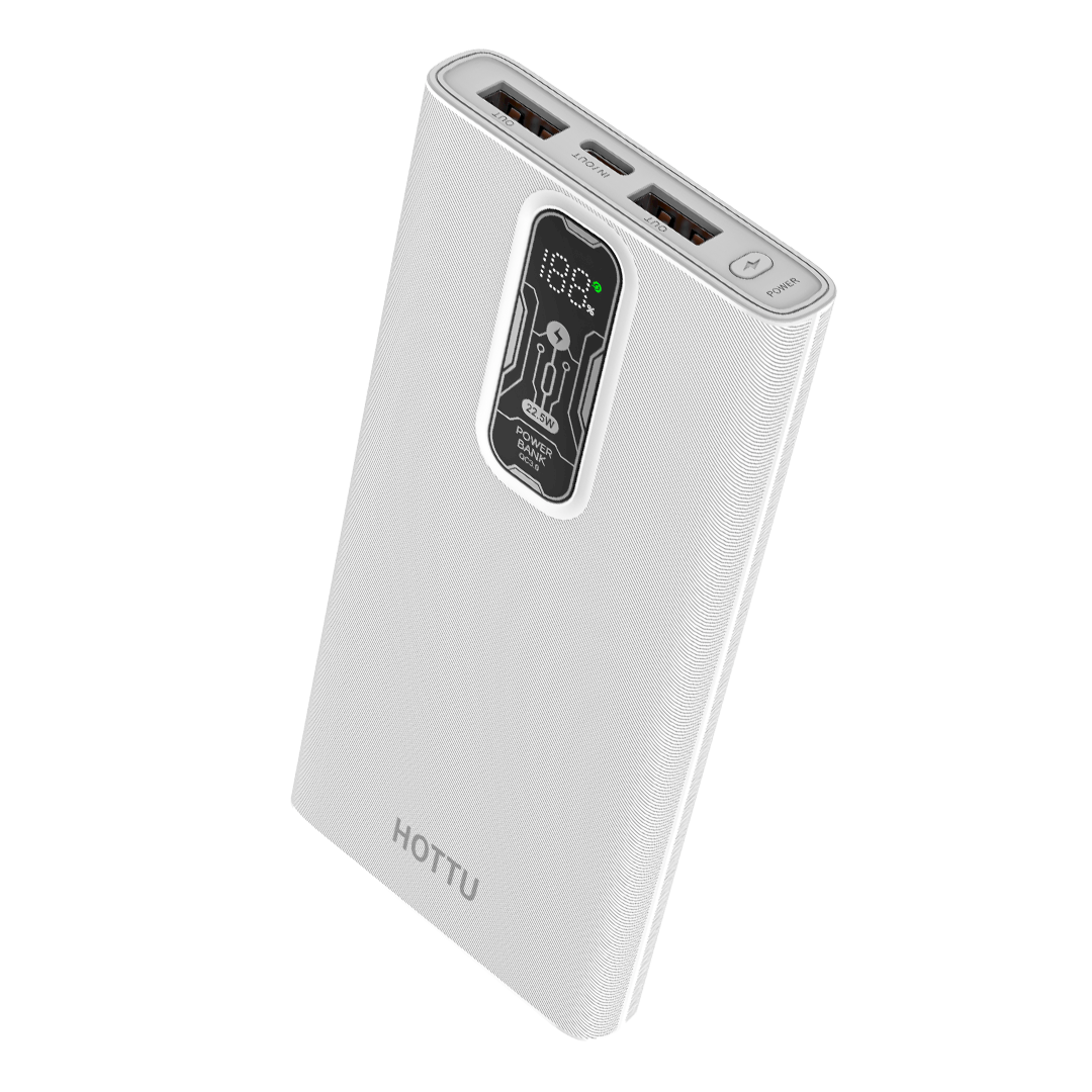 HOTTU HT12 Powerbank 22.5W PD TYPE C + QC USB (10,000 mAh)