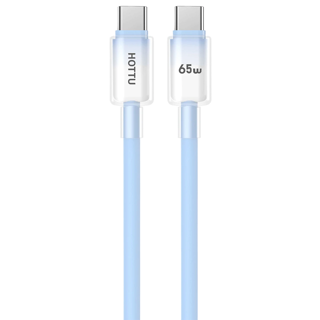 HOTTU CTC13 65W PD Fast Charging Cable – USB-C to USB-C Silicone Wire