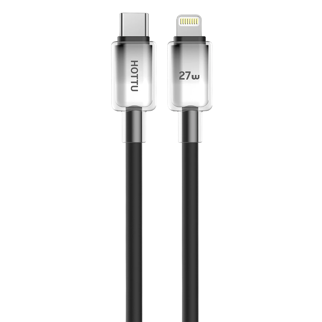 HOTTU CTL14 27W PD Fast Charging Cable – USB-C to Lightning Silicone Cable