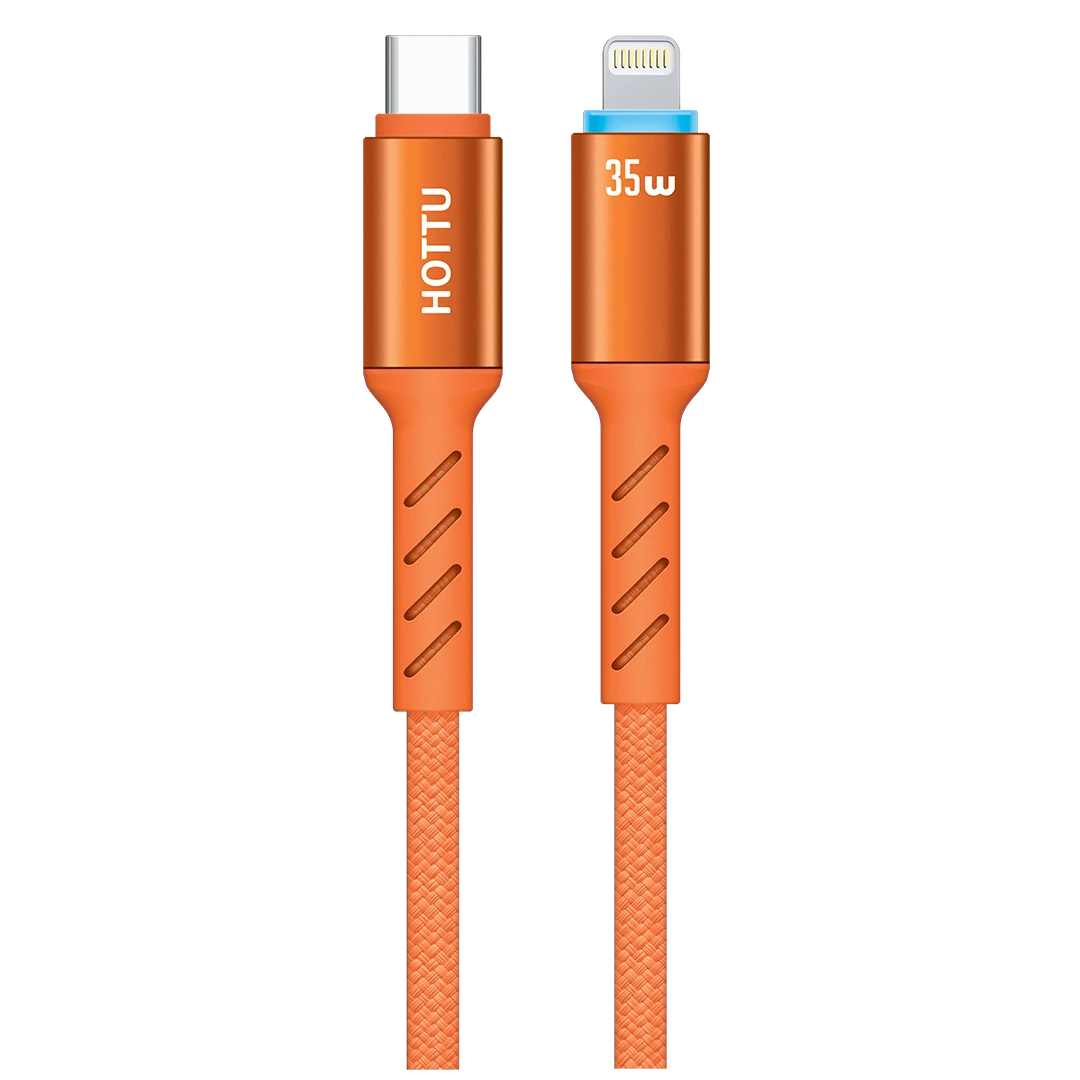 HOTTU CTL16 35W PD Fast Charging Cable – USB-C to Lightning Braided Cable