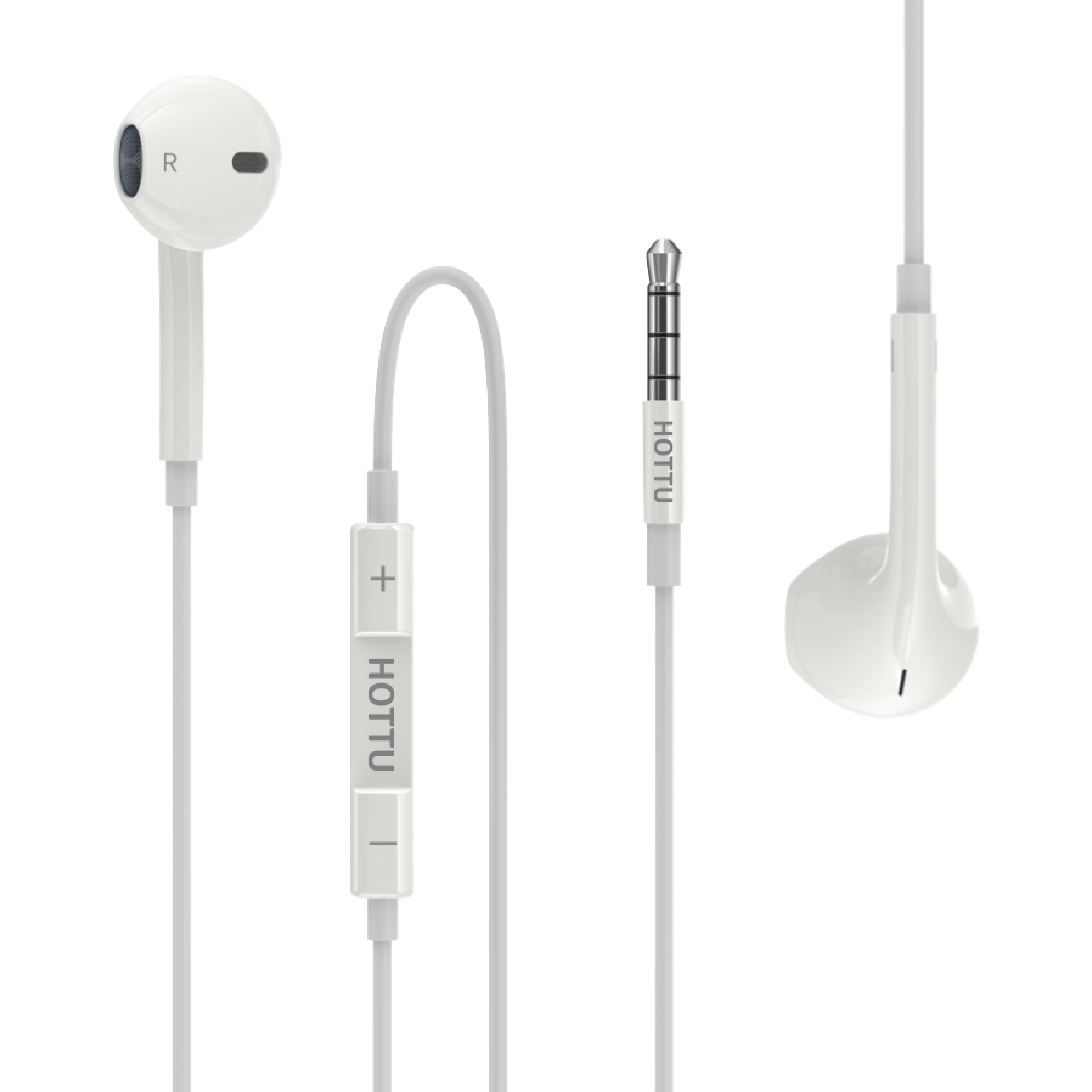 HOTTU HF11 Stereo Wired Earphones – 3.5mm Hi-Fi Sound & Lightweight Design