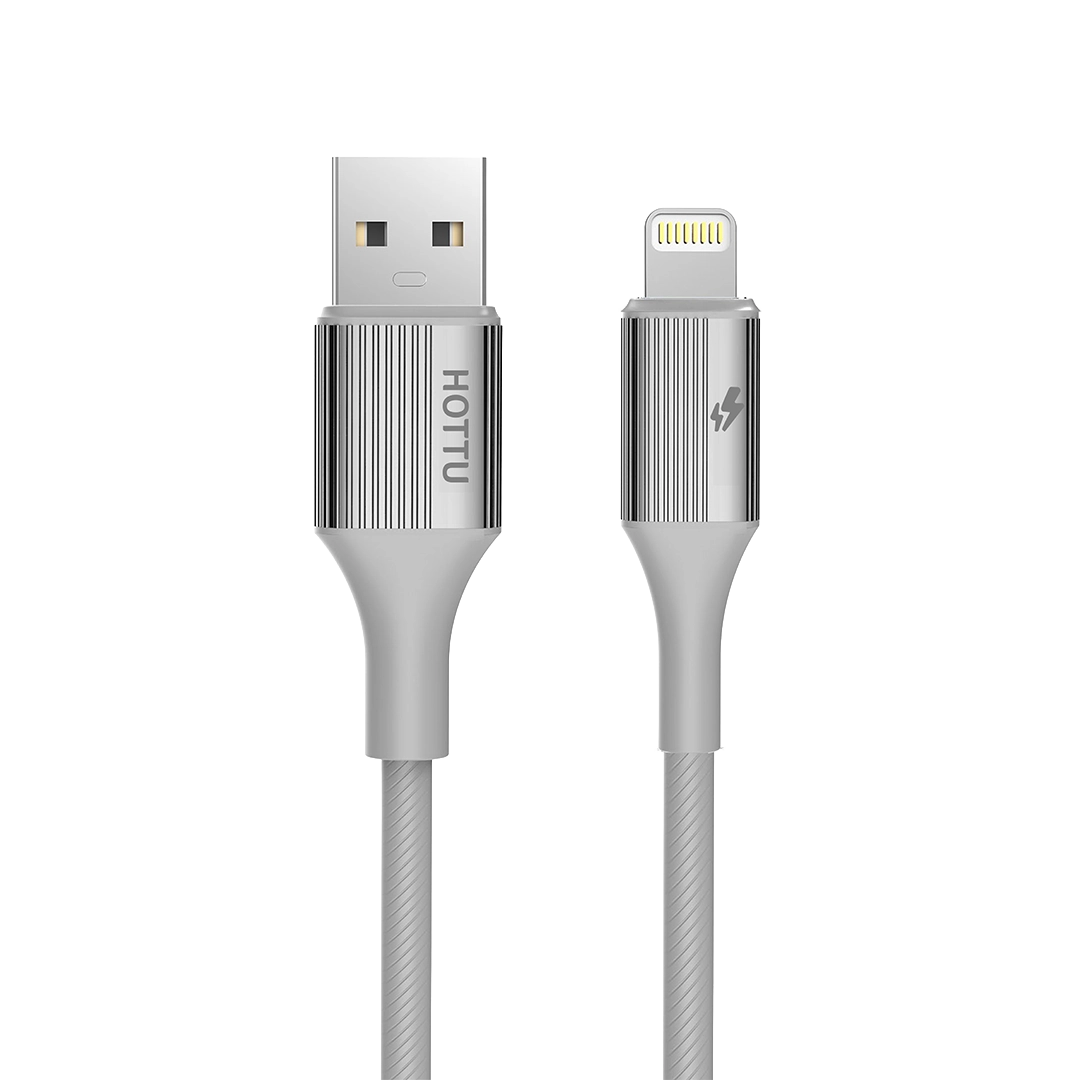 HOTTU SF05 Lightning USB Cable – 3A Fast Charging, Data Transfer & 1m Silicone Cable