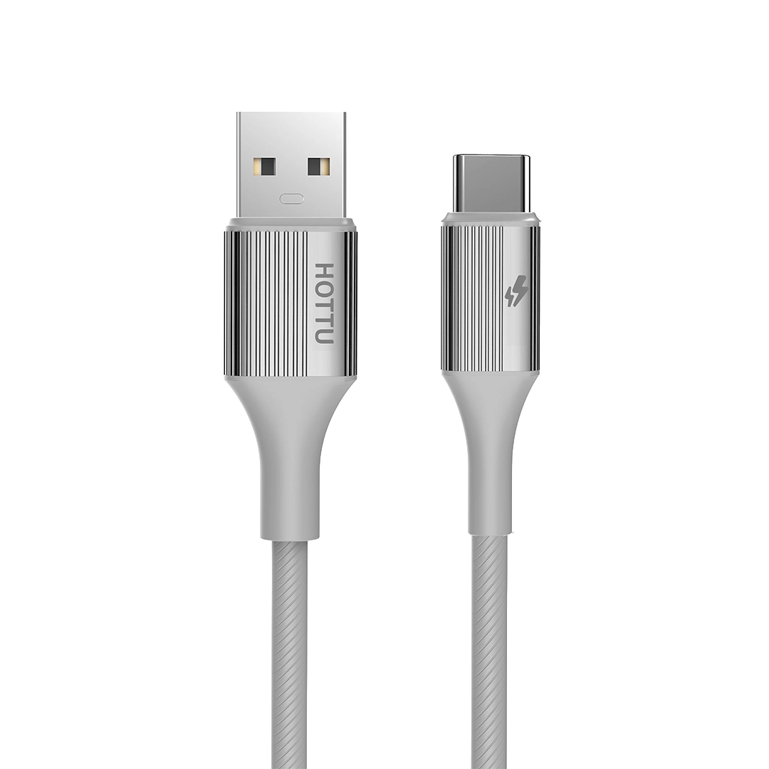 HOTTU SF05 Lightning USB Cable – 3A Fast Charging, Data Transfer & 1m Silicone Cable