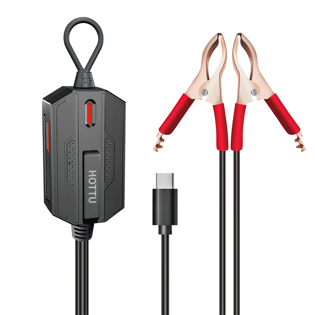 HOTTU SL09 40W DC Clip Charger – Quick Charge 3.0 Type-C Fast Charging Cable