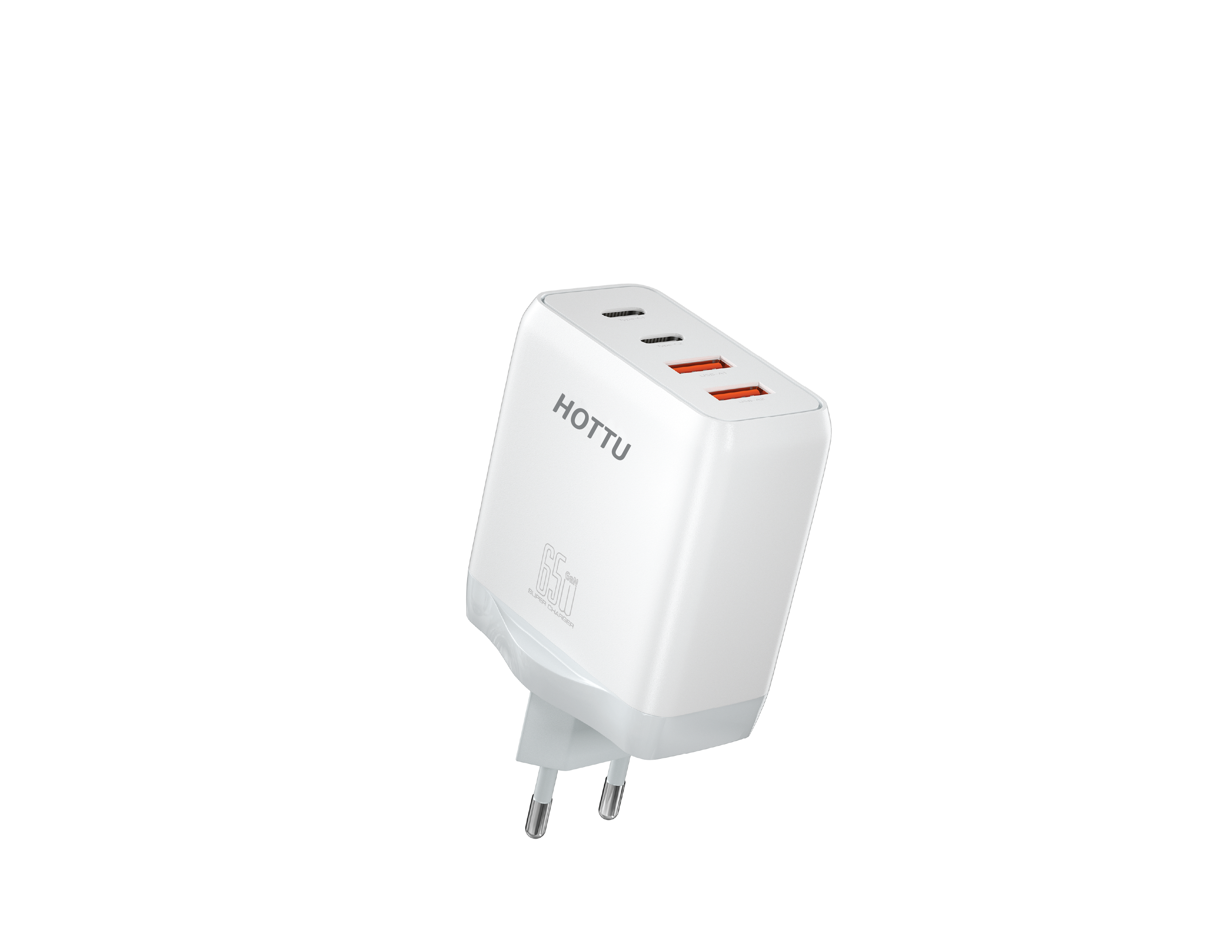 HOTTU FC65 - 65W Charger | 2 x USB | 2 x TYPE C
