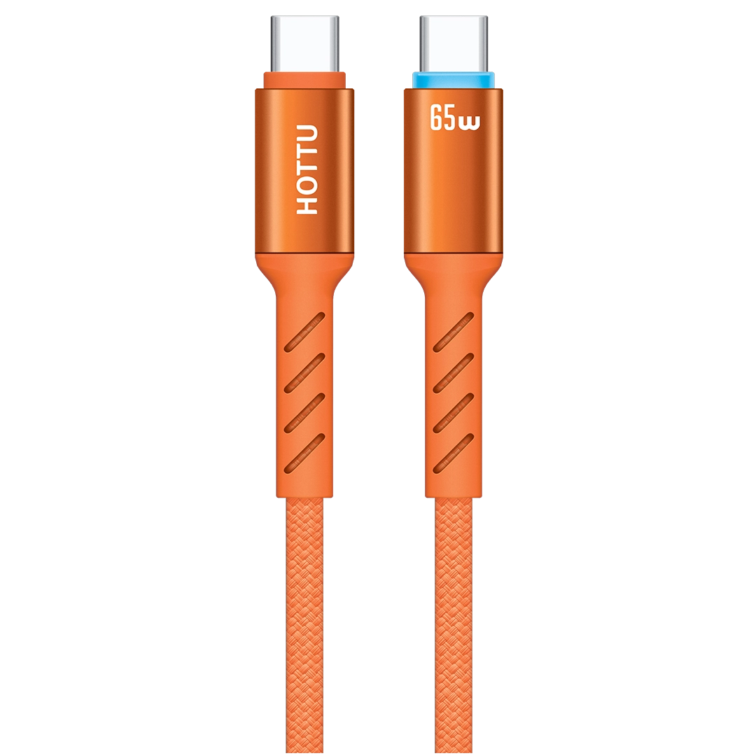 HOTTU CTC15 Type-C Data Cable – 65W Fast Charging, Braided & Durable Design