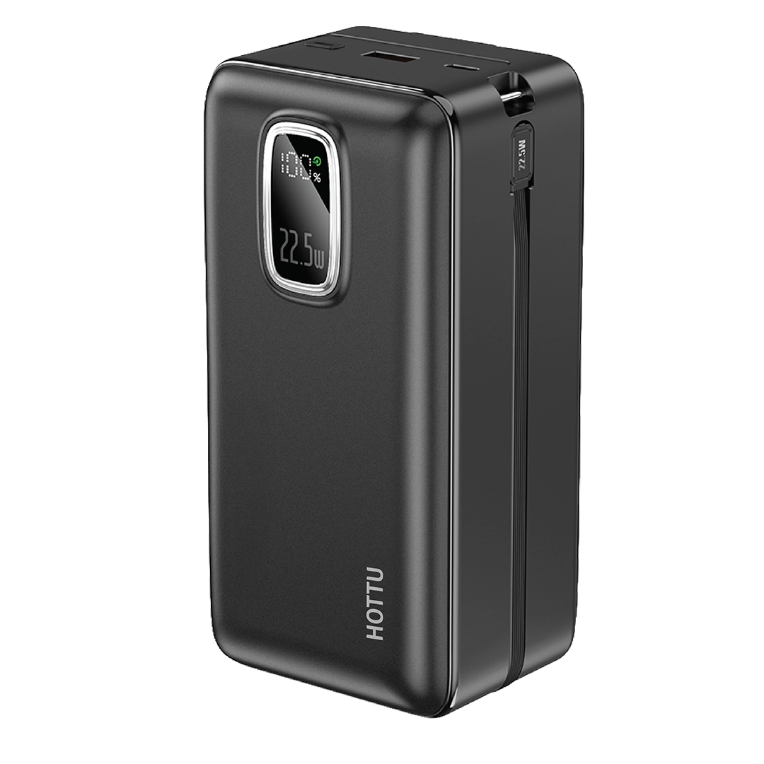 HOTTU HT49 Power Stack 50000mAh 22.5W Fast Charging Power Bank with Built-in Cables