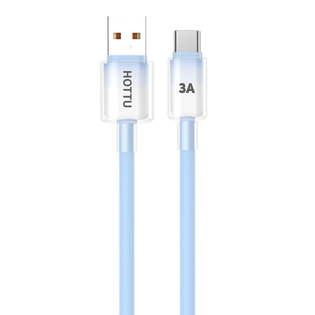 HOTTU SF06 3A Fast Charging Cable – USB to Type-C Silicone Cable