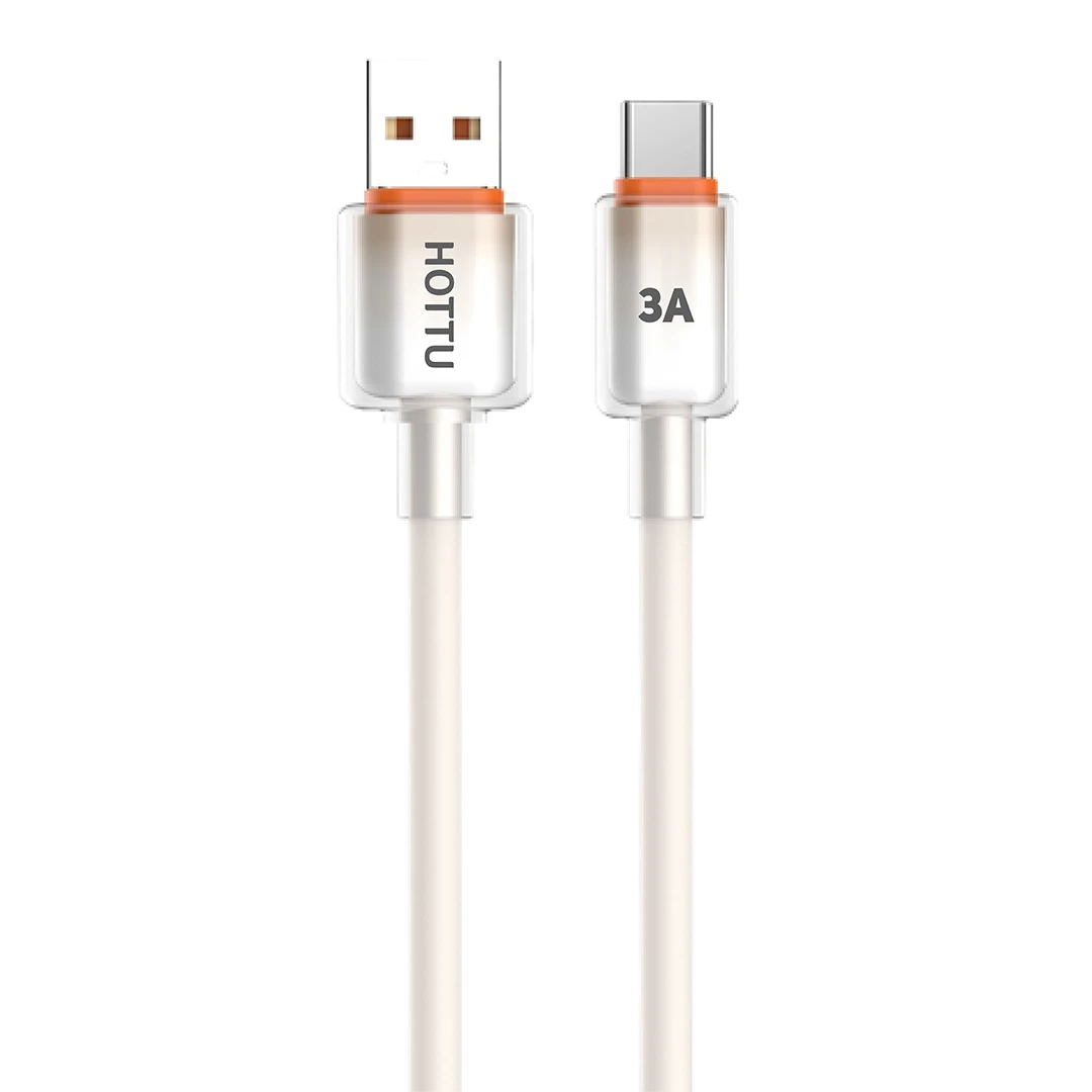 HOTTU SF06 3A Fast Charging Cable – USB to Type-C Silicone Cable