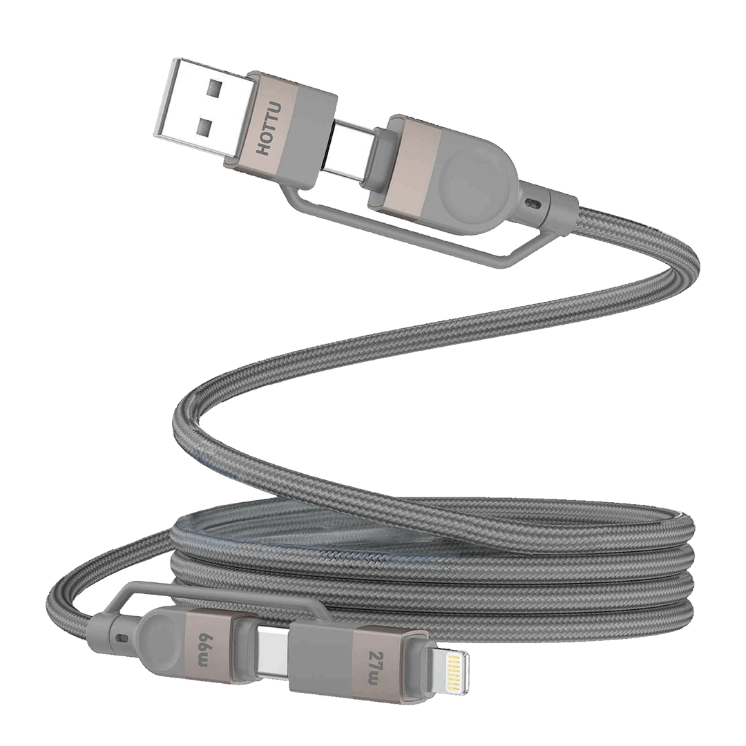 HOTTU SF15 Fast Charging Data Cable – 3.0A, Zinc Alloy & Braided Wire