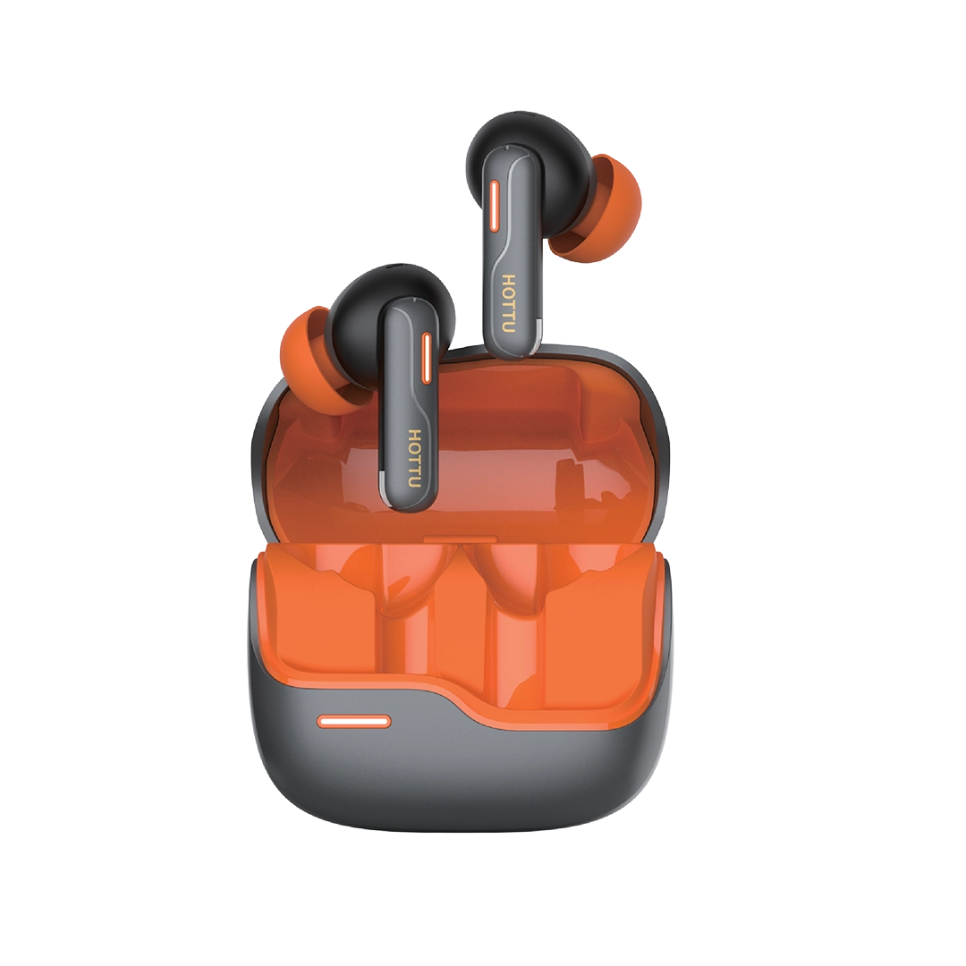 HOTTU TS02 Boom X True Wireless Earbuds – Quad Mic ENC, 40H Playtime & Deep Bass