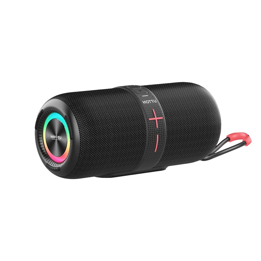 HOTTU BS02 Bluetooth Speaker – IPX5 Waterproof, RGB Light & Powerful Bass