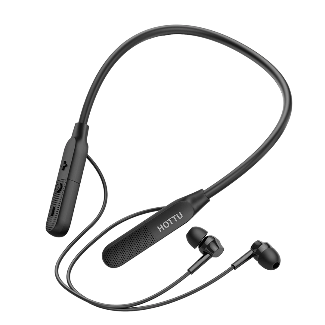 HOTTU NB01 Wireless Neckband – 20 Hours Playtime, Deep Bass & ENC