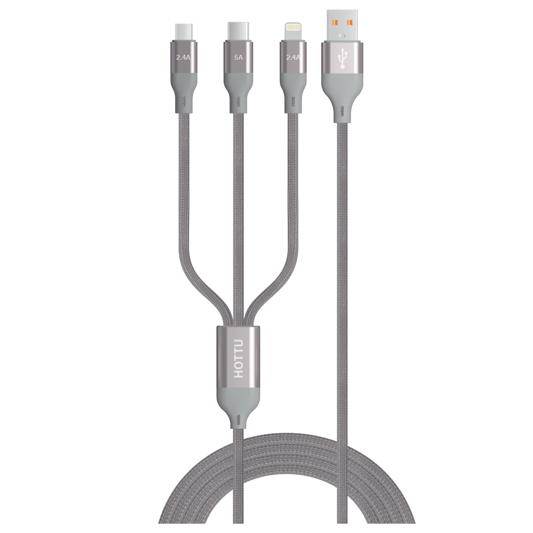 HOTTU SF13 Fast Charging Data Cable – 3.0A, Durable Silicone Build