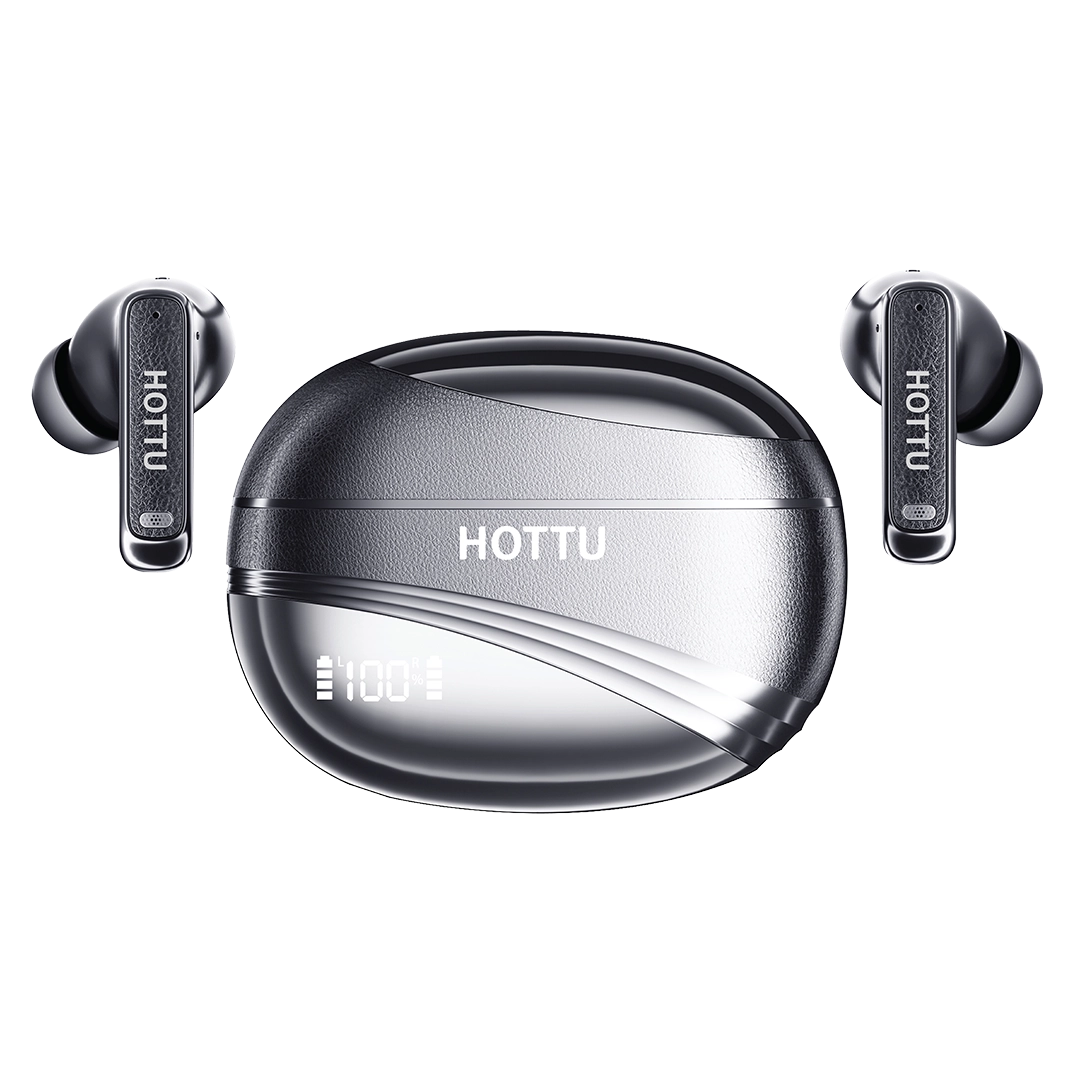 HOTTU TS06 ANC TWS Wireless Earbuds – 36H Playtime with ENC & Active Noise Cancellation