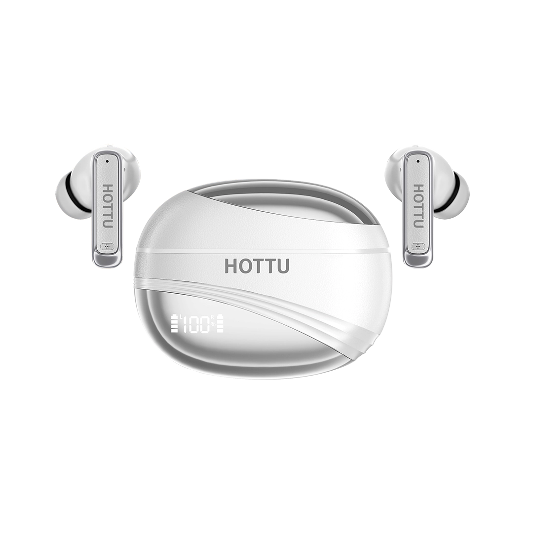 HOTTU TS06 ANC TWS Wireless Earbuds – 36H Playtime with ENC & Active Noise Cancellation